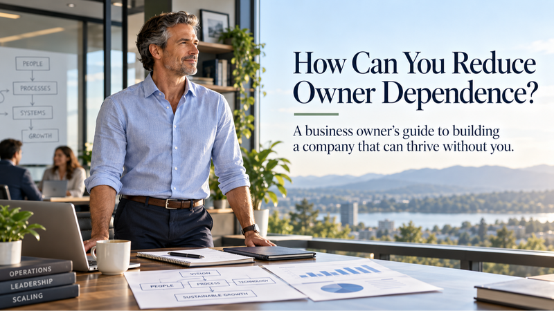 How Can I Reduce Owner Dependence Before Selling My Business?