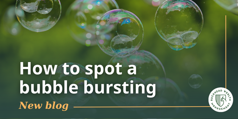 How to Spot a Bubble Bursting