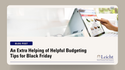 An Extra Helping of Helpful Budgeting Tips for Black Friday