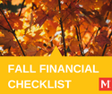 A Fall Financial Checklist