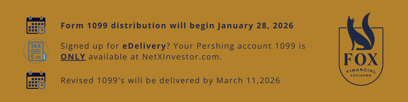Form 1099 Tax Information Statement Delivery Schedule