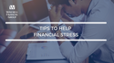 Tips to Help Financial Stress