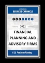 Peachtree Planning recognized in the Atlanta Business Chronicle as a Top 25 Financial Planning Firm