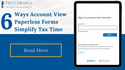 6 Ways Account View Paperless Forms Simplify Tax Time