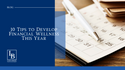10 Tips to Develop Financial Wellness This Year