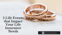 5 Life Events That Impact Your Life Insurance Needs