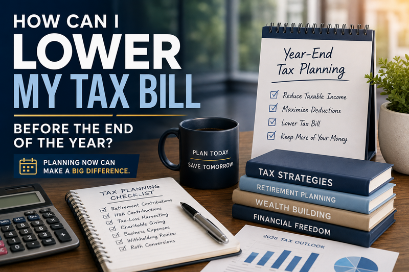 How Can I Lower My Tax Bill Before the End of the Year?