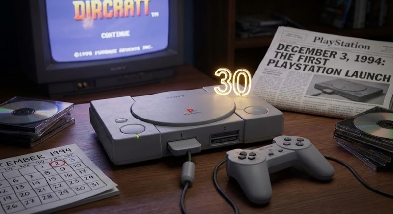 THE FIRST PLAYSTATION LAUNCH