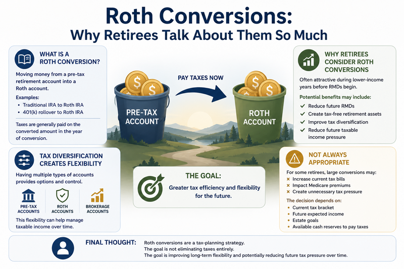 Roth Conversions: Why Retirees Talk About Them So Much