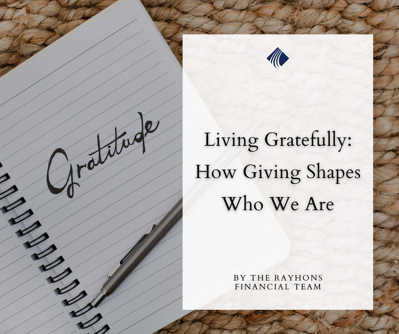 Living Gratefully: How Giving Shapes Who We Are