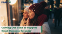 Carving Out Time to Support Small Business Saturday