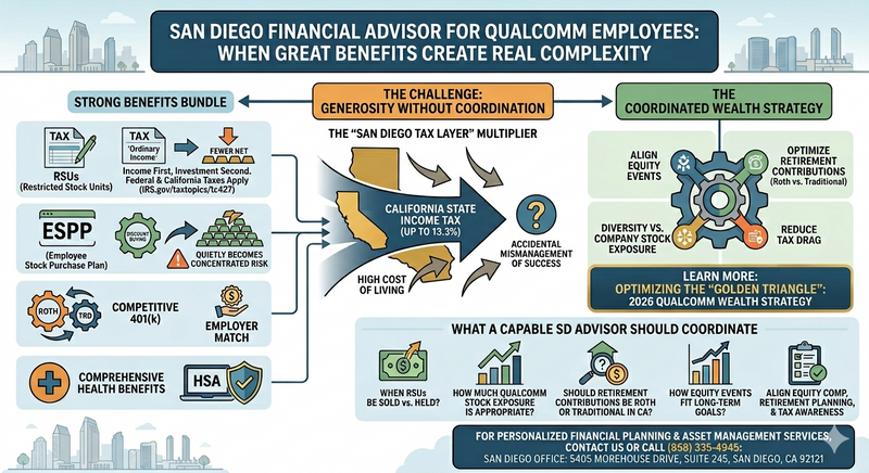 San Diego Financial Advisor for Qualcomm Employees: When Great Benefits Create Real Complexity
