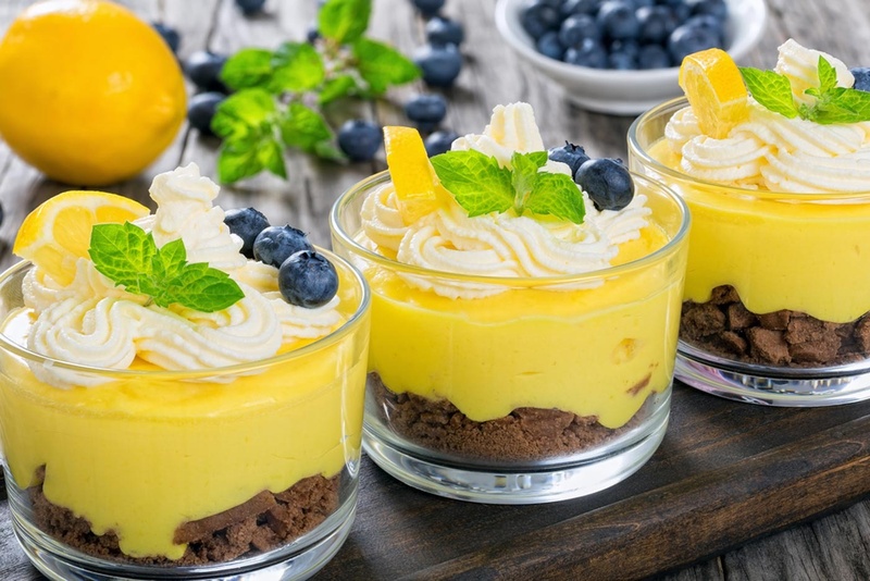 Easter Dessert: Mini Lemon Cheesecake Cups