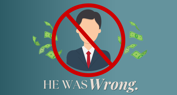 He Was Wrong.