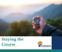 Staying the Course