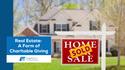 Real Estate: A Form of Charitable Giving