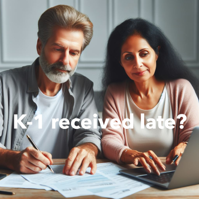 K-1 form received late?