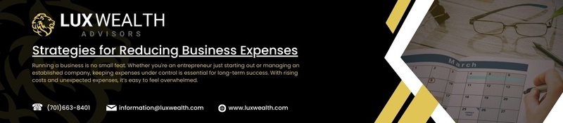 Strategies for Reducing Business Expenses