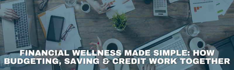 Financial Wellness Made Simple: How Budgeting, Saving & Credit Work Together