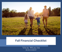 A Fall Financial Checklist
