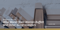 Wall Street Wisdom: Wise Words from Warren Buffett and Other Great Investors