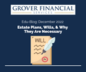 Estate Plans, Wills & Why They Are Necessary - Part 3