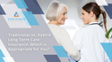 Traditional vs. Hybrid Long-Term Care Insurance: Which is Appropriate for You?
