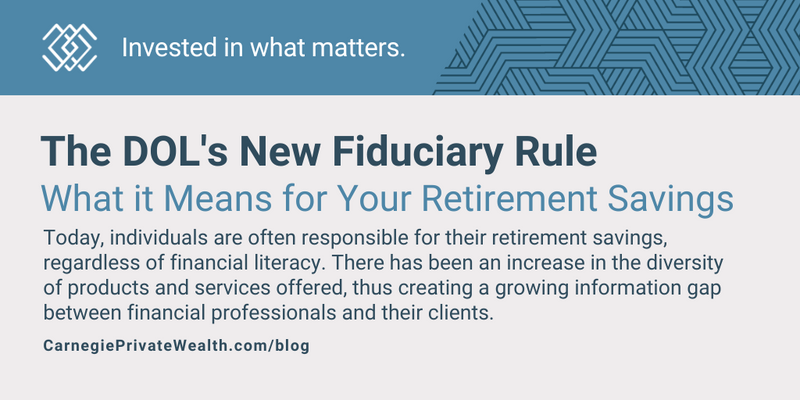 The DOL's New Fiduciary Rule