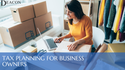 Tax Planning for Business Owners