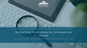 Protecting Your Financial Information Online