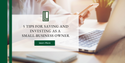 5 Tips for Saving and Investing as a Small-Business Owner