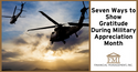 7 Ways to Show Your Gratitude During Military Appreciation Month