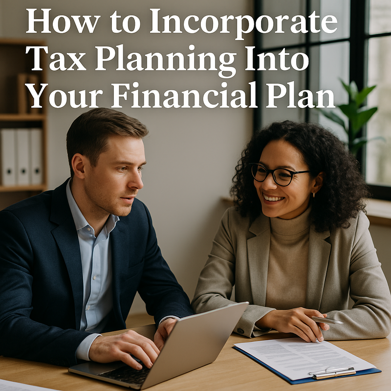 How to Incorporate Tax Planning Into Your Financial Plan
