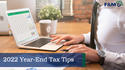 2022 Year-End Tax Tips