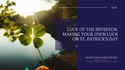 Luck of the Investor: Making Your Own Luck on St. Patrick's Day
