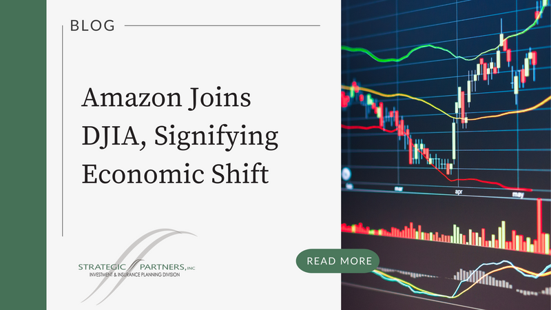 Amazon Joins DJIA, Signifying Economic Shift