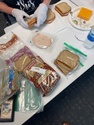 Coffee & Donuts alongside The Sandwich Project