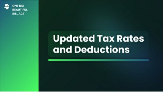 Key Features of the One Big Beautiful Bill Act
