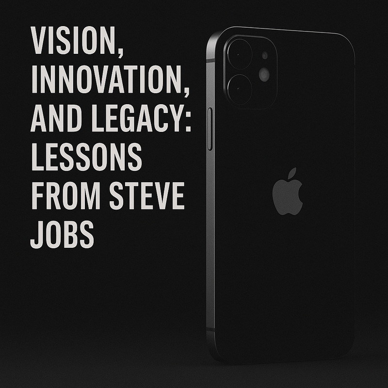 Vision, Innovation, and Legacy: Lessons from Steve Jobs