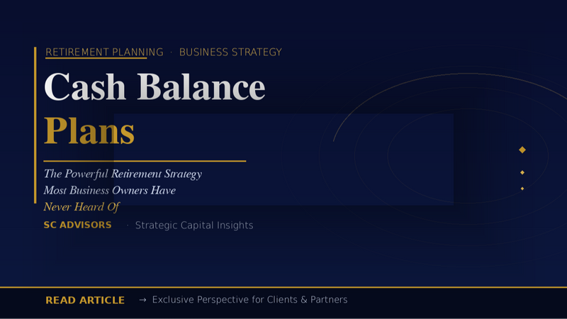 Cash Balance Plans