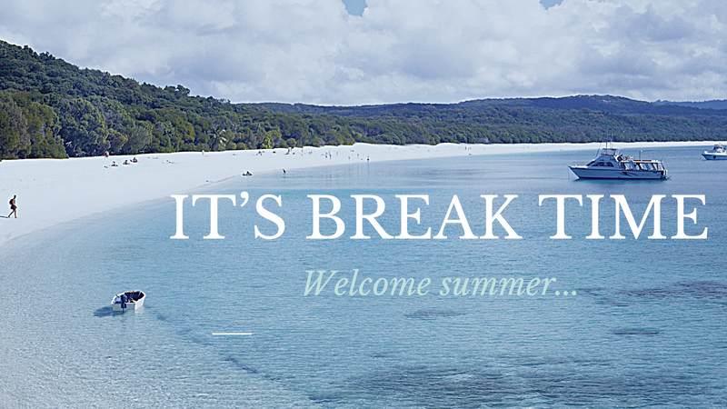 Take a break - you earned it!