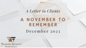 A November to Remember