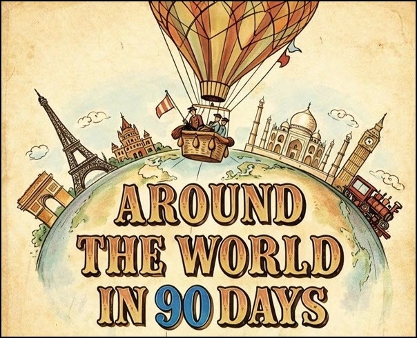 Around the World in 90 Days