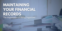 Maintaining Your Financial Records