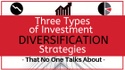 3 INVESTMENT STRATEGIES YOU NEED TO KNOW
