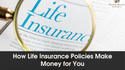 How Life Insurance Policies Make Money for You