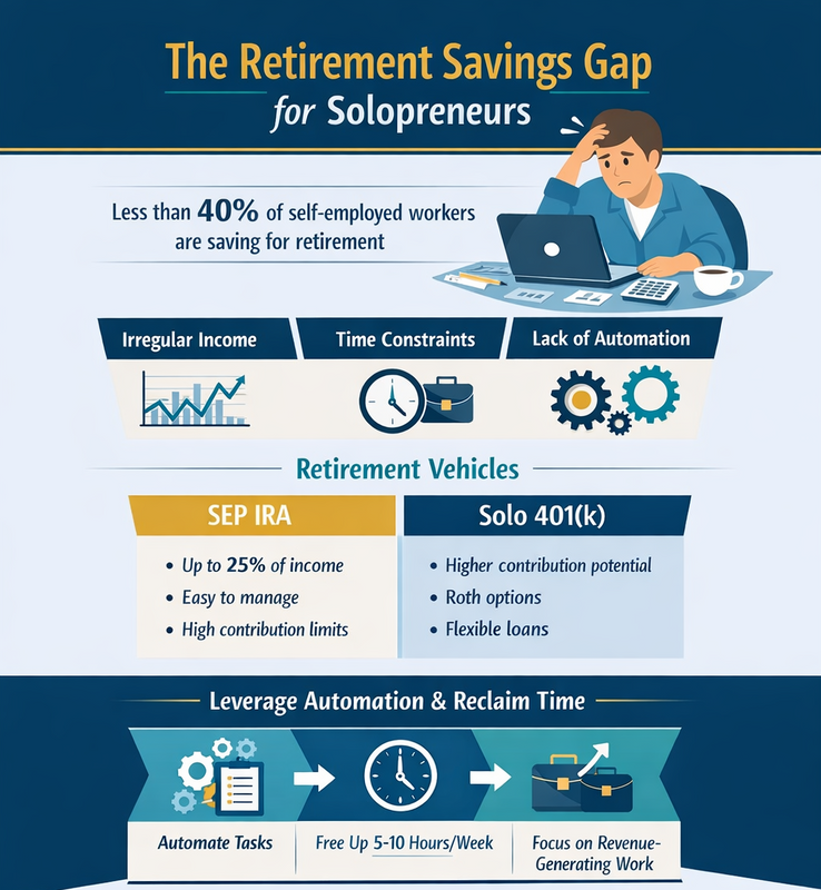 How Solopreneurs Can help Close the Retirement Savings Gap
