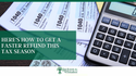 Here’s How to Get a Faster Refund This Tax Season