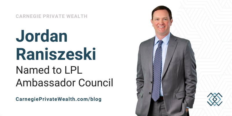 Jordan Raniszeski Named to LPL Ambassador Council