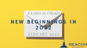 New Beginnings in 2022